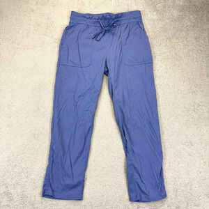 Lululemon Beyond The Studio Crop Jogger Pants Blue Size 8 LW6BJBS Dance Studio